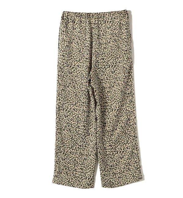 SHIPS for women「SHIPS Primary Navy Label:〈手洗い可能〉レオパードドロスト パンツ」|その他|