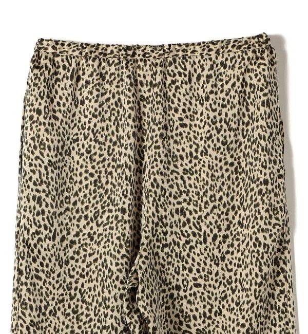 SHIPS for women「SHIPS Primary Navy Label:〈手洗い可能〉レオパードドロスト パンツ」|その他|