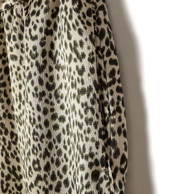 SHIPS for women「SHIPS Primary Navy Label:〈手洗い可能〉レオパードドロスト パンツ」|その他|