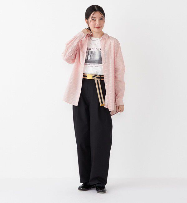 SHIPS Colors 「SHIPS Colors:〈接触冷感・UVカット〉AVENUE フォト Tシャツ◇」|Tシャツ・カットソー|