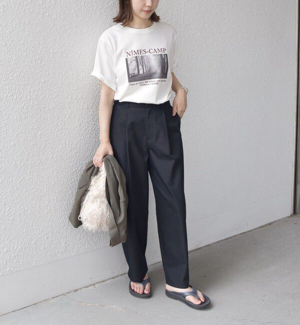 SHIPS Colors 「SHIPS Colors:〈接触冷感・UVカット〉AVENUE フォト Tシャツ◇」|Tシャツ・カットソー|