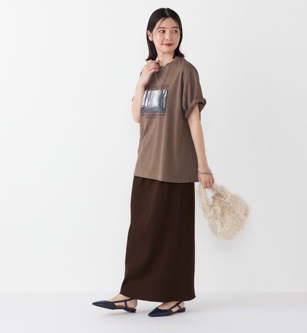 SHIPS Colors 「SHIPS Colors:〈接触冷感・UVカット〉AVENUE フォト Tシャツ◇」|Tシャツ・カットソー|