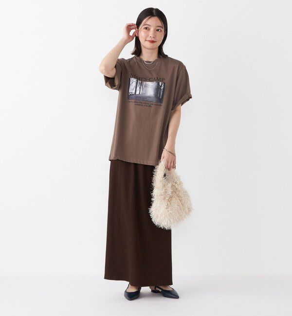 SHIPS Colors 「SHIPS Colors:〈接触冷感・UVカット〉AVENUE フォト Tシャツ◇」|Tシャツ・カットソー|