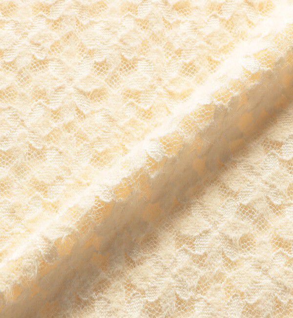 SHIPS any「SHIPS any:〈手洗い可能〉起毛 レース パイピング プルオーバー」|Tシャツ・カットソー|