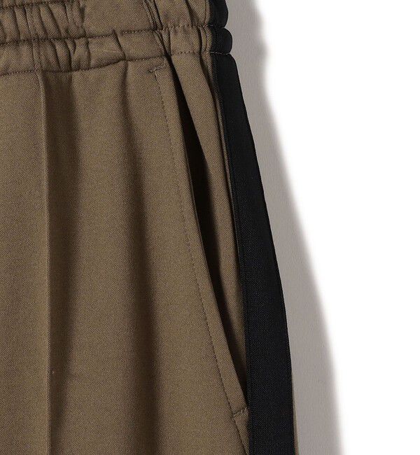 SHIPS for women「SHIPS Primary Navy Label:ピンタック ジャージー ライン パンツ」|その他|