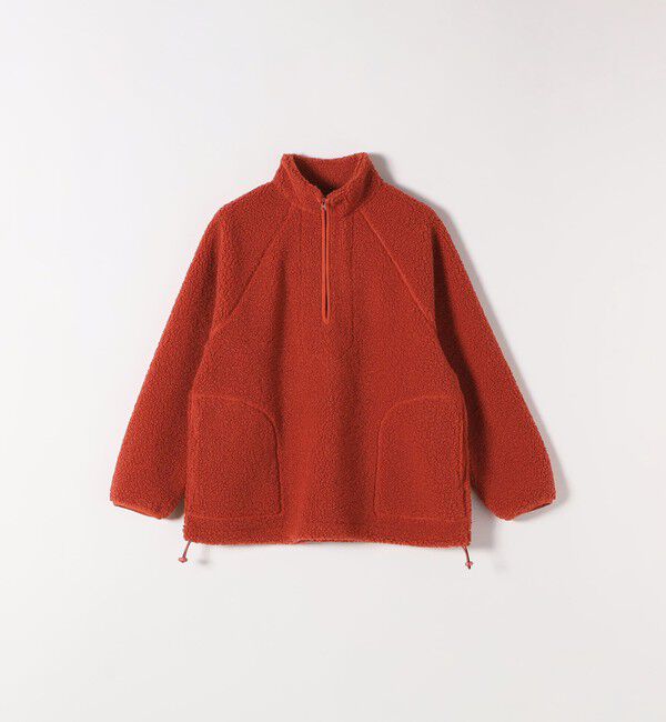 SHIPS any「SHIPS any:〈洗濯機可能〉ボア フリース ハーフジップ プルオーバー」|Tシャツ・カットソー|