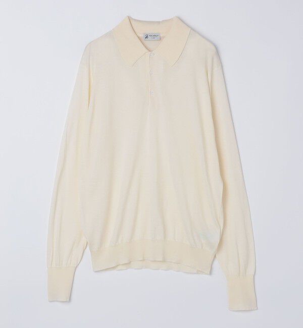 SHIPS「【SHIPS別注】JOHNSMEDLEY: ISIS ロングスリーブ ニット ポロシャツ」|ニット・セーター|