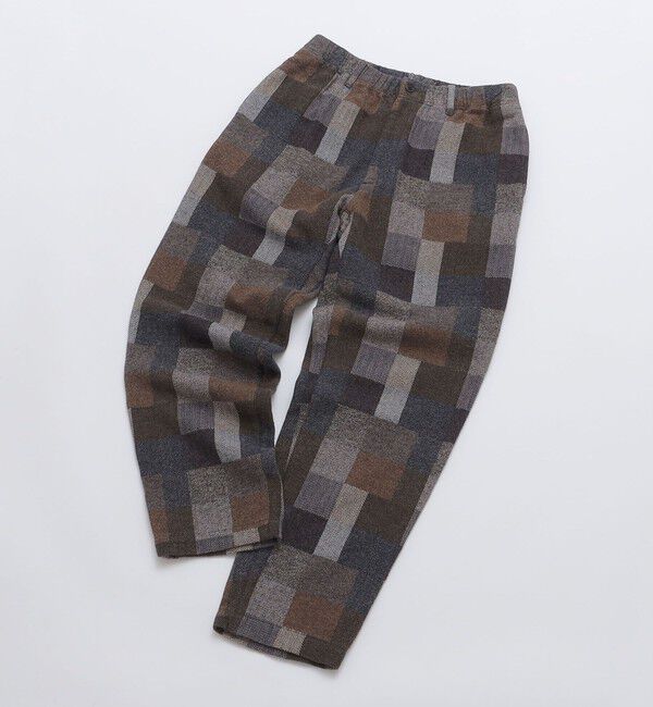 SHIPS「SHIPS: AUTHENTIC コットン ツイード イージーパンツ」|チノ|