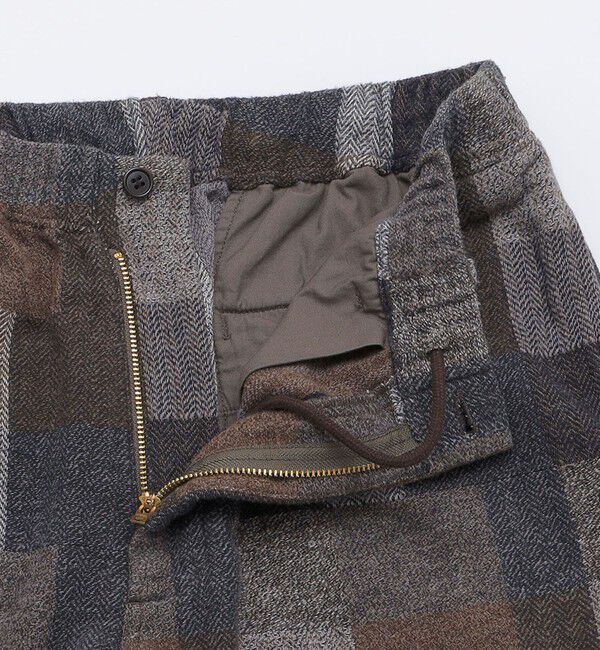 SHIPS「SHIPS: AUTHENTIC コットン ツイード イージーパンツ」|チノ|