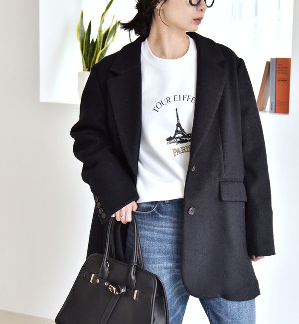 quaranciel「quaranciel: スライバー オーバー テーラード ジャケット コート」|その他|