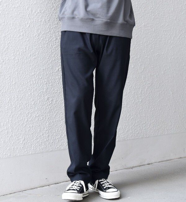 SHIPS any「SHIPS any: スーパー ストレッチ 裏起毛 ウォーム スリム テーパード イージー パンツ◇」|チノ|