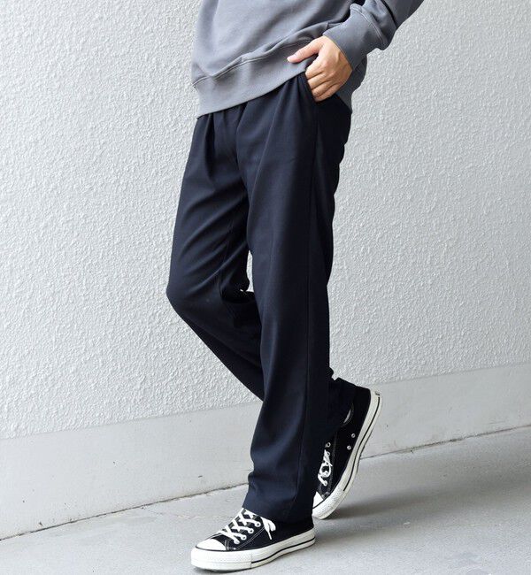 SHIPS any「SHIPS any: スーパー ストレッチ 裏起毛 ウォーム スリム テーパード イージー パンツ◇」|チノ|