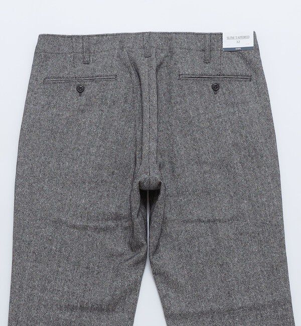 SHIPS「SHIPS: 〈手洗い可能〉ウール シルク テーパードチノ」|チノ|