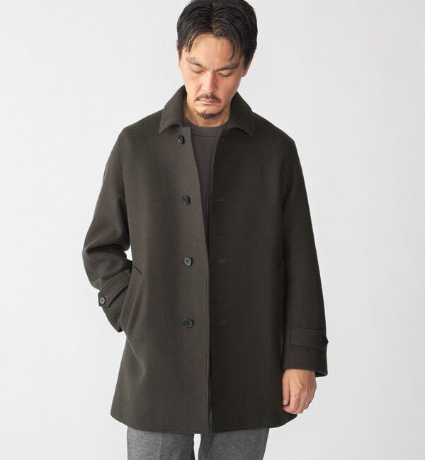 SHIPS「SHIPS: SUPER 140's メルトン カーコート」|その他|ダークグレー