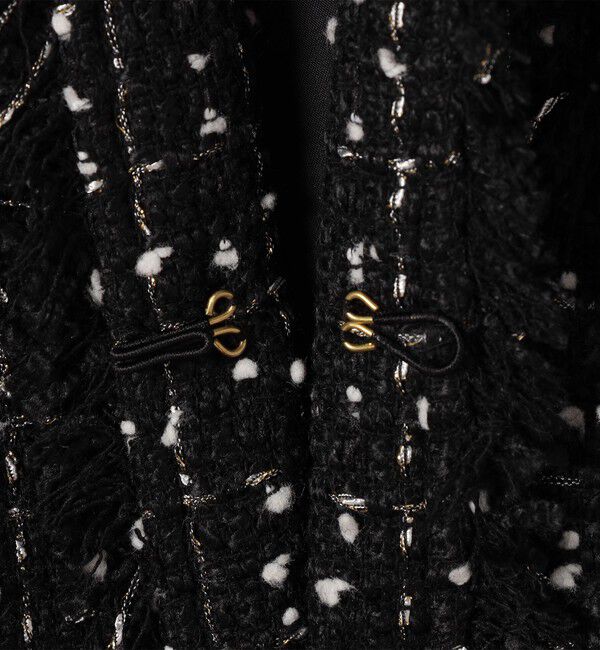 SHIPS for women「【SHIPS別注】troisiemeCHACO: ツイード ジャケット（セレモニー対応可）」|ノーカラージャケット|