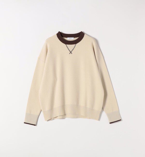 SHIPS any「SHIPS any:〈手洗い可能〉ダブルフェイス Vガゼット ニット プルオーバー」|ニット・セーター|