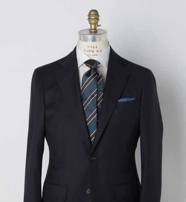 SHIPS「FRANCOBASSI: モガドール メランジ ストライプ ネクタイ」|ネクタイ・蝶ネクタイ|