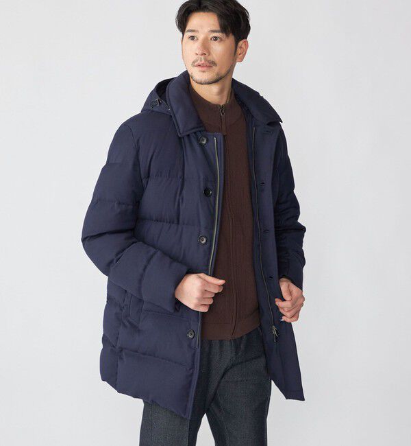 SHIPS「SHIPS: TR ダウン ピーコート」|ダウン|