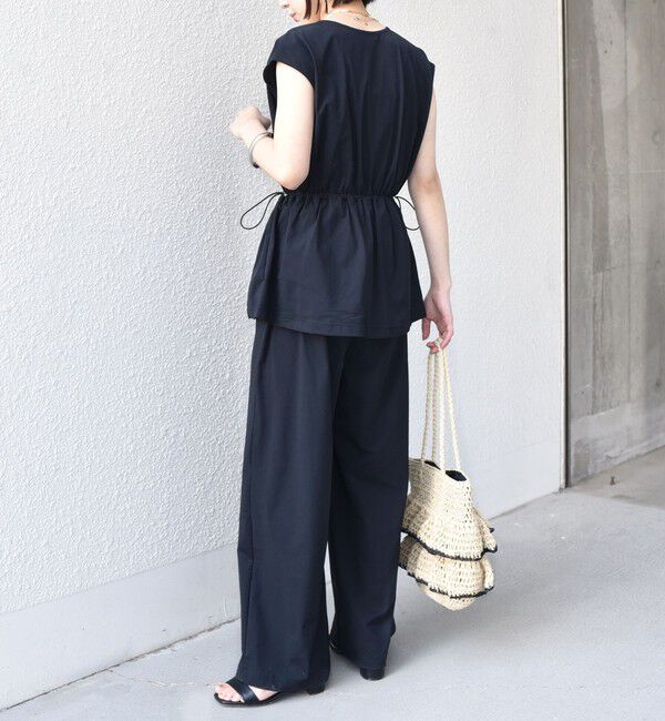 SHIPS Colors 「SHIPS Colors:〈接触冷感・UVカット〉リンク ファンクション ペプラム オールインワン◇」|オールインワン|