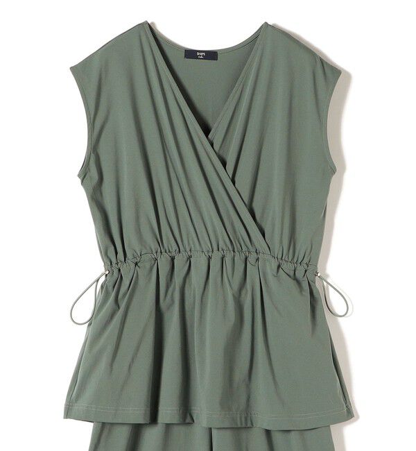 SHIPS Colors 「SHIPS Colors:〈接触冷感・UVカット〉リンク ファンクション ペプラム オールインワン◇」|オールインワン|