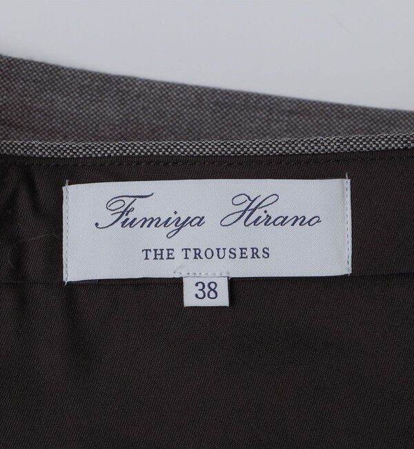 SHIPS「Fumiya Hirano: REGENT バーズアイ ウール トラウザーズ」|スラックス|