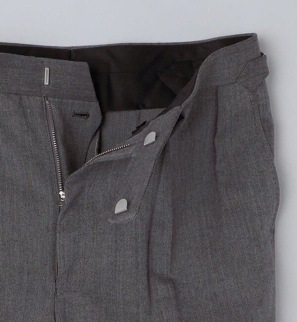 SHIPS「Fumiya Hirano: REGENT バーズアイ ウール トラウザーズ」|スラックス|