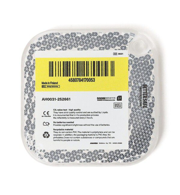 SHIPS any「ANAheim: バーコード ドゥーム リフレクター」|チャーム・キーホルダー|シルバー