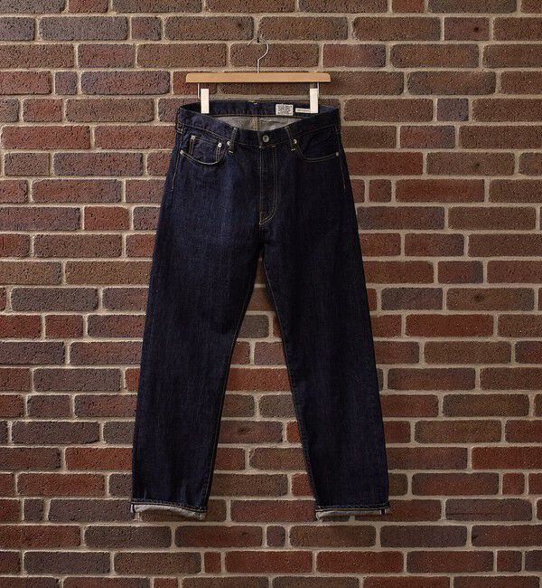 SHIPS「SHIPS: AUTHENTIC 5ポケット デニム ワンウォッシュ」|チノ|ネイビー