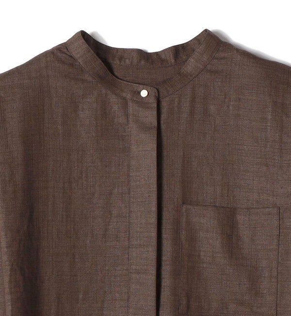 SHIPS for women「《予約》〈接触冷感/UVカット/吸水速乾/洗濯機可能〉SUUSUU タック スリーブ ワンピース」|ワンピース|