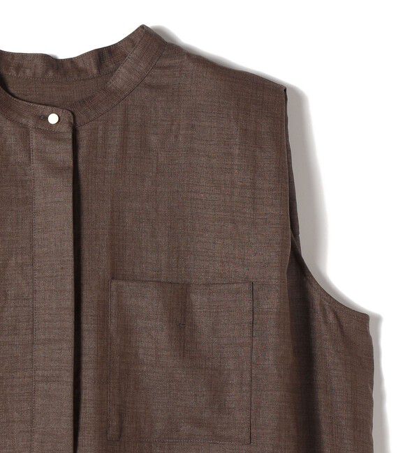 SHIPS for women「《予約》〈接触冷感/UVカット/吸水速乾/洗濯機可能〉SUUSUU タック スリーブ ワンピース」|ワンピース|