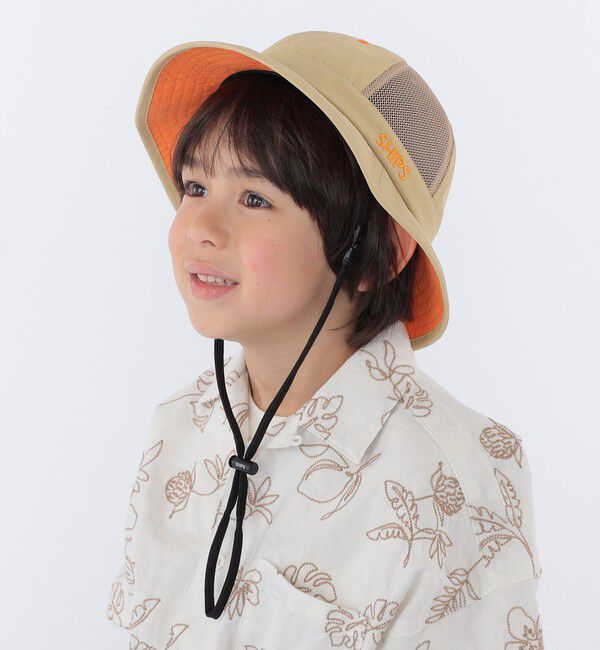 SHIPS KIDS「SHIPS KIDS: メッシュ メトロ ハット」|ハット|ベージュ
