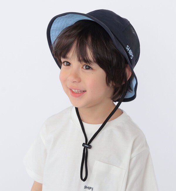 SHIPS KIDS「SHIPS KIDS: メッシュ メトロ ハット」|ハット|ネイビー