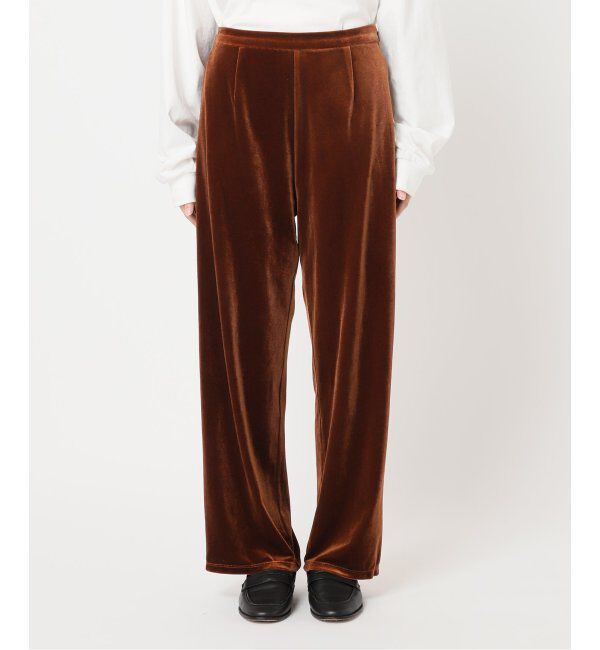 OUTDOOR PRODUCTS Usual Things「追加３ ベロアフレアパンツ」|スラックス|