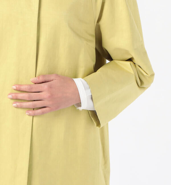 TOMORROWLAND collection「スパークツイル コクーンコート」|ノーカラーコート|