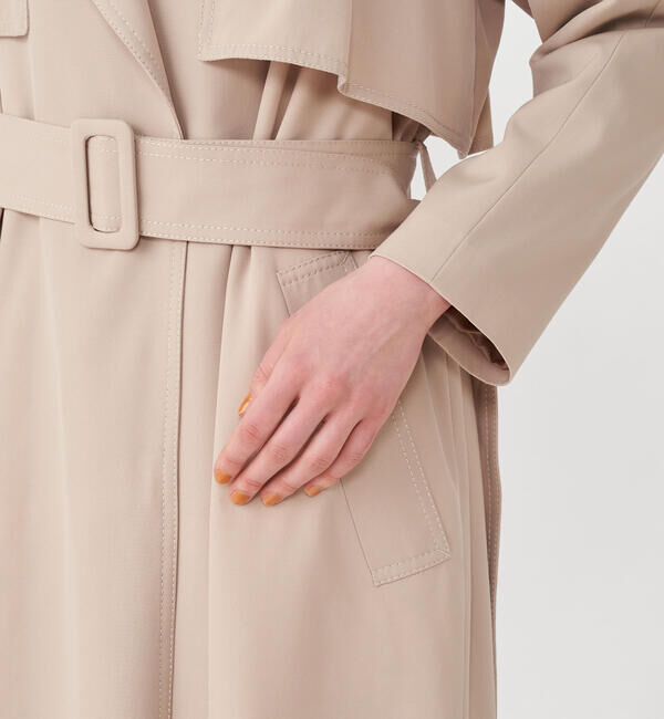 Ballsey「ウールギャバジン ガウンコート」|トレンチコート|