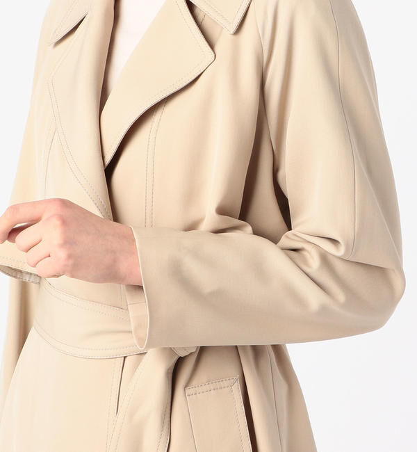 Ballsey「ウールギャバジン ガウンコート」|トレンチコート|