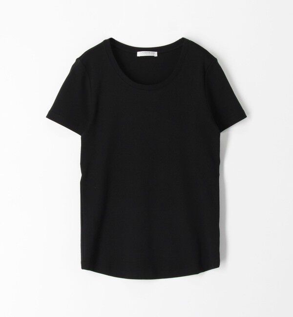 TOMORROWLAND collection「ファインコットン ラウンドネックプルオーバー」|Tシャツ・カットソー|19 ブラック