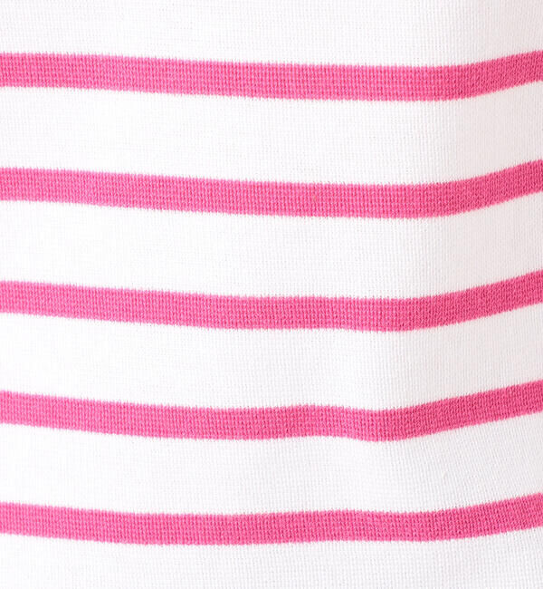 MACPHEE「コットンボーダー ボートネックプルオーバー」|Tシャツ・カットソー|