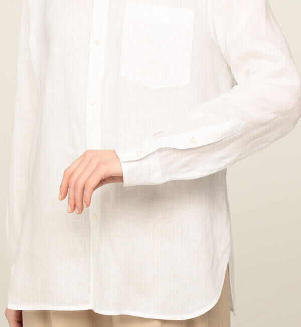 GALERIE VIE「リネンレギュラーカラーシャツ」|シャツ・ブラウス|