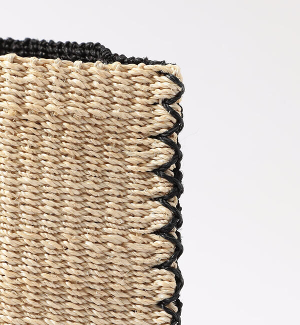 TOMORROWLAND GOODS「a-jolie アバカコンビ トートバッグ」|かごバッグ|