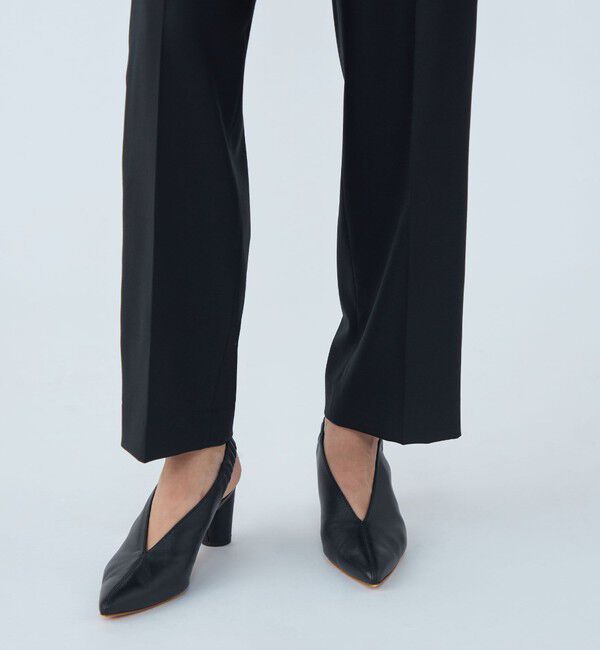 TOMORROWLAND collection「シャイニーピンヘッド ストレートパンツ」|スラックス|