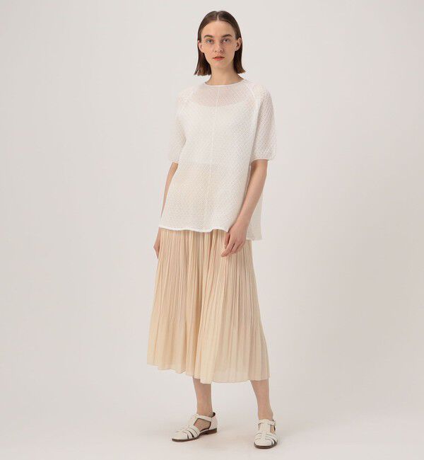 Ballsey「シャイニークロス バックリボンプルオーバー」|ニット・セーター|