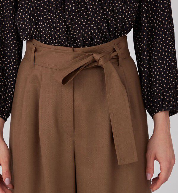 Ballsey「ライトカルゼ ベルテッドパンツ」|スラックス|