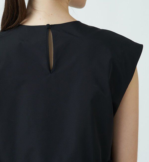 TOMORROWLAND collection「ポリエステルシルクマットタフタ ギャザーティアードブラウス」|シャツ・ブラウス|