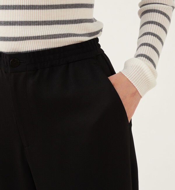 GALERIE VIE「バックサテンアムンゼンイージーストレートパンツ」|その他|