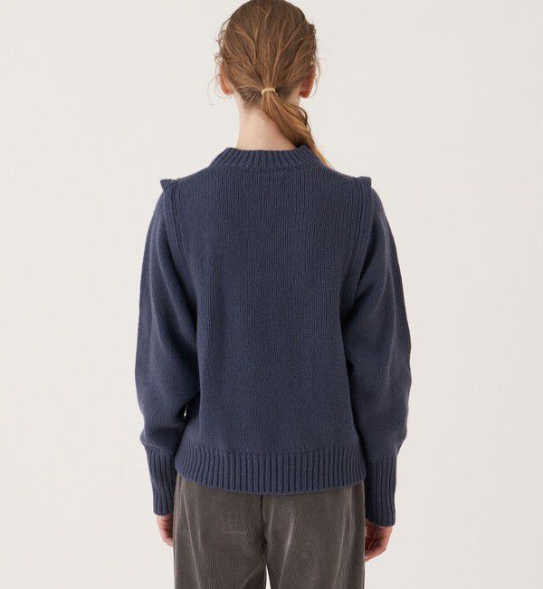 GALERIE VIE「ファインウール レイヤードプルオーバー」|ニット・セーター|