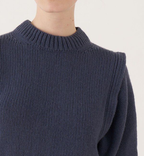 GALERIE VIE「ファインウール レイヤードプルオーバー」|ニット・セーター|
