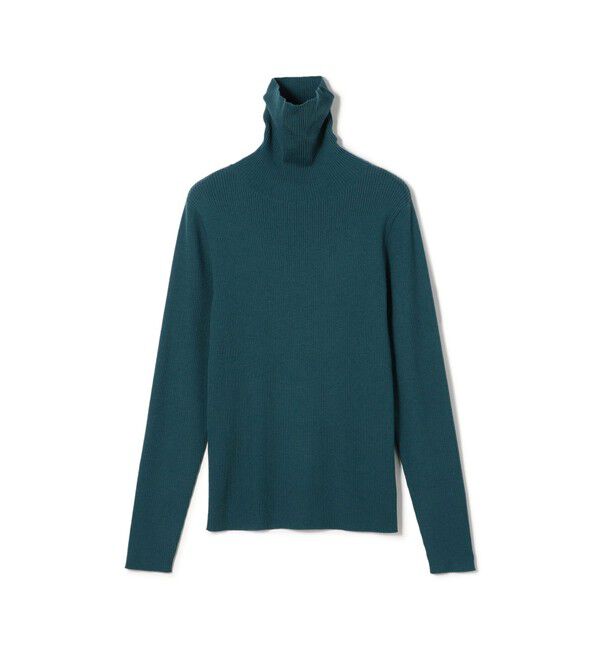 Ballsey「スーパーエクストラファインウールリブ タートルネックプルオーバー」|ニット・セーター|67 ダークブルー