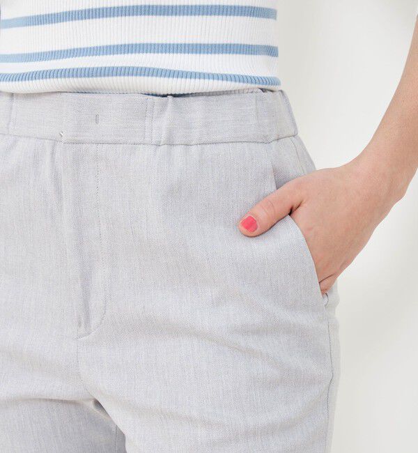 GALERIE VIE「コットンオックスストレッチ イージーシガレットパンツ」|その他|