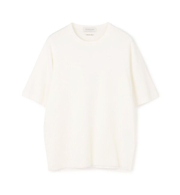TOMORROWLAND MENS「TOMORROWLAND tricot シーアイランドコットン クルーネックプルオーバー」|ニット・セーター|11 ホワイト
